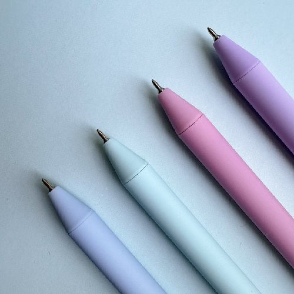 Ручка шариковая автоматическая "PointClick.Zefir", 0.38 мм, пластик, стерж. синий, ассорти - 7