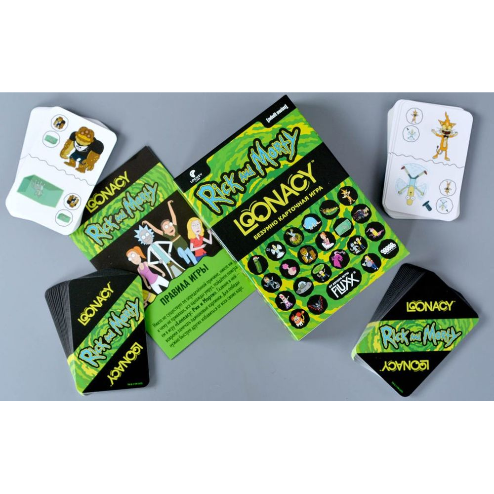 Игра настольная "Loonacy Рик и Морти" 