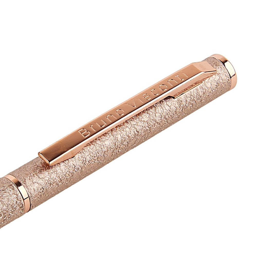 Ручка шариковая автоматическая "Palermo", 0,7 мм, розовое золото, стерж. синий