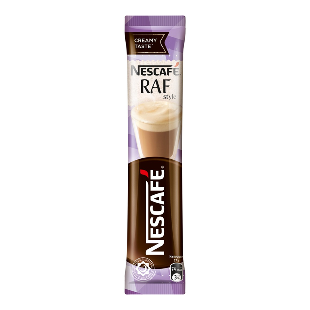 Кофейный напиток Nescafe "Raf style", растворимый, 3в1, 20 шт.