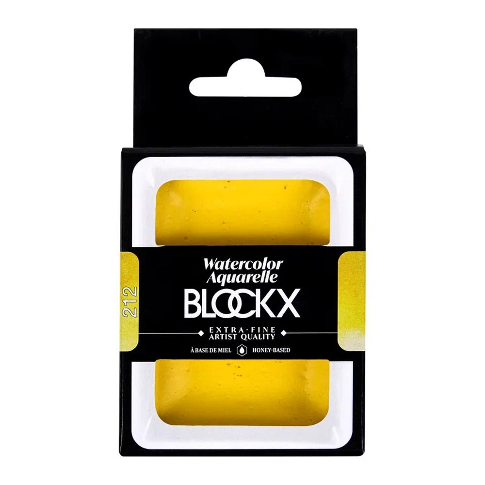 Краски акварельные "Blockx. Giant pan" 112 неаполитанский желтый, 18 мл., кювета