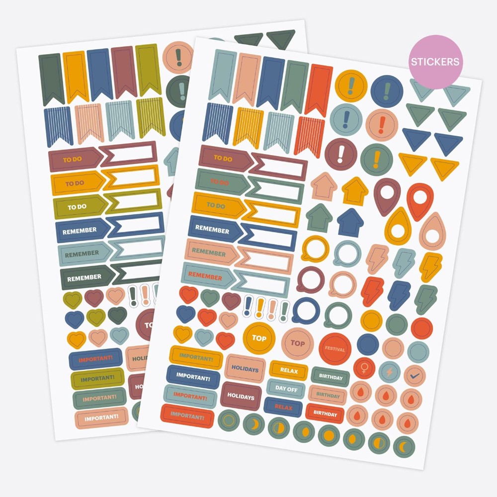 Ежедневник датированный "Flourish" 2026, A5, линейка, оранжевый - 3