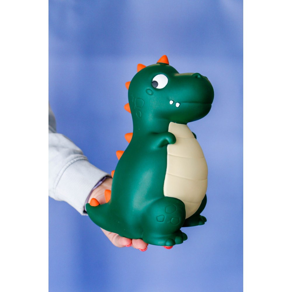 Копилка "Dinosaur", зеленый - 3