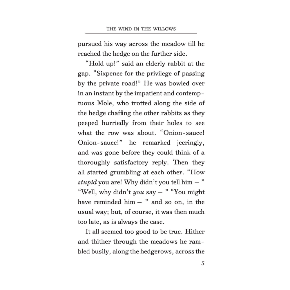 Книга на английском языке "The Wind in the Willows", Грэм К.  - 5