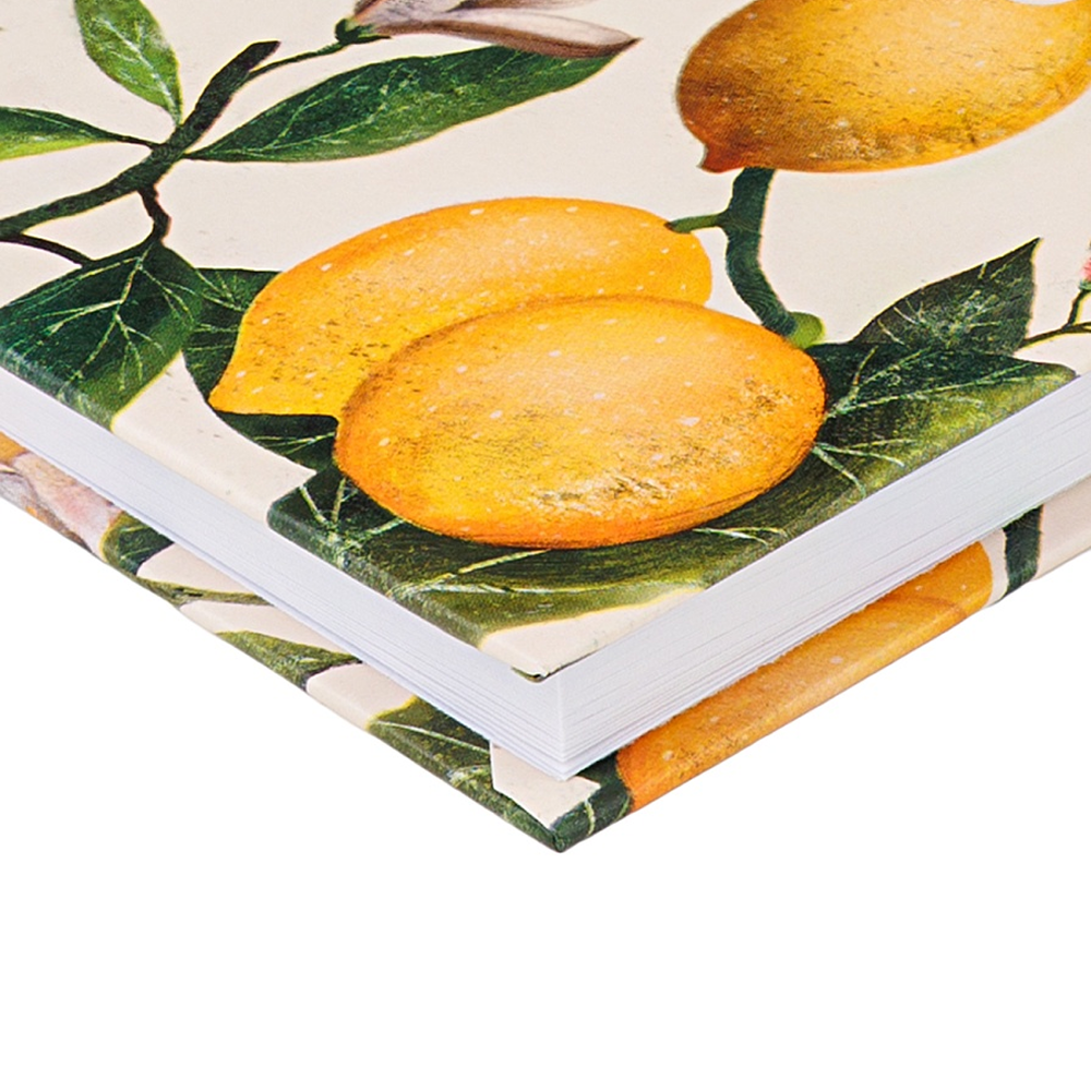 Блокнот "Flora. Paradise. Lemons", A6, 80 листов, клетка, желтый, зеленый - 3