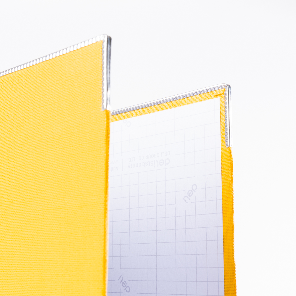 Папка-регистратор "Deli", А4, 50 мм, желтый - 3