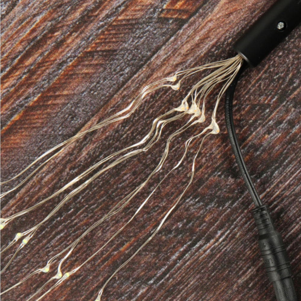 Гирлянда электрическая LED "Нить. Хвост Роса", 2 м, тепло-белый - 5