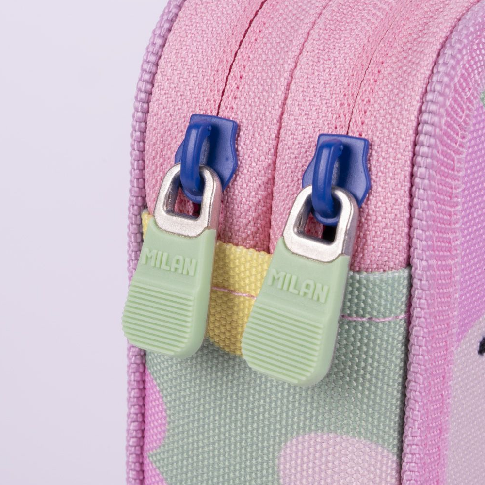 Пенал "Green & Grow", 2 отделения, с наполнением - 4