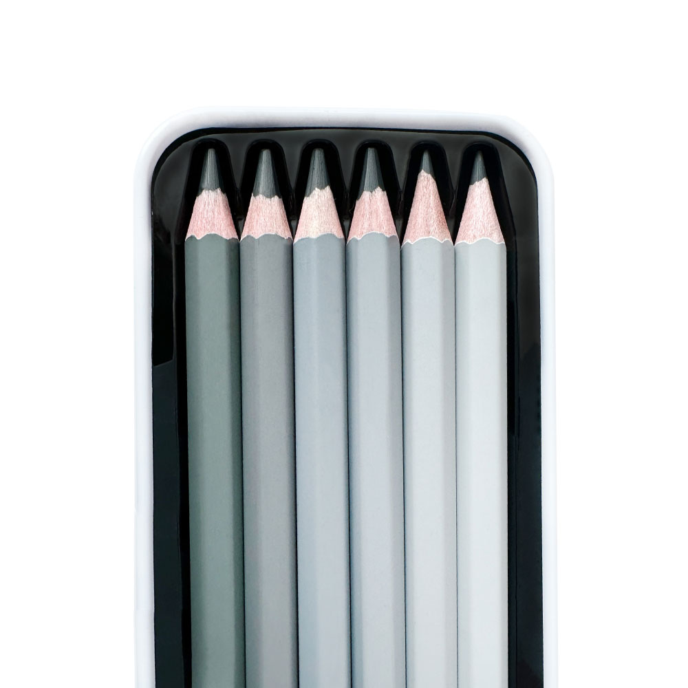 Карандаш графитный матовый "Малевичъ", набор 6 шт - 8