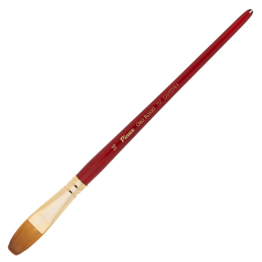 Кисть для рисования "Pinax ORO ROSSO", синтетика, овальная, №16