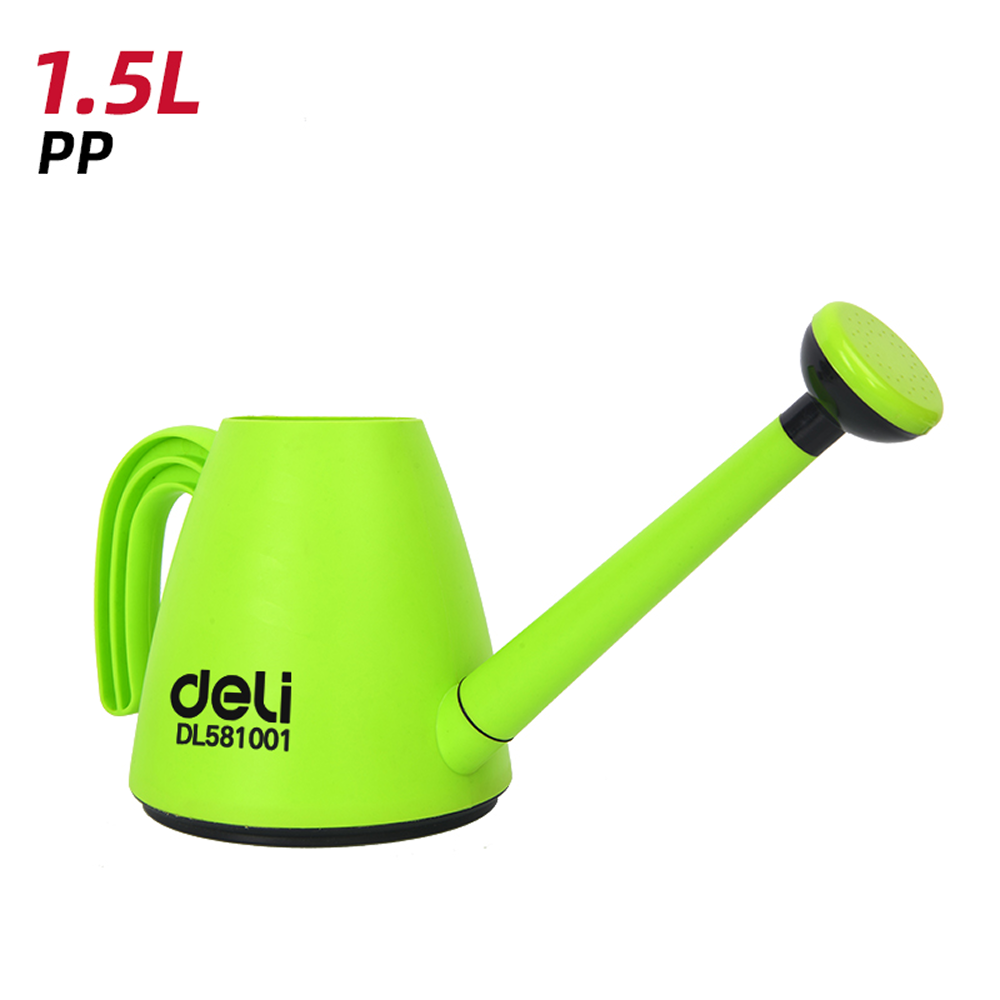 Лейка Deli GS EDL581001, пластмассовая, 1,5 л, зеленая - 4