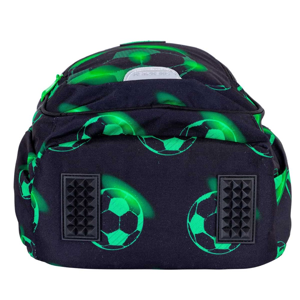 Рюкзак школьный "Neo Football", полиэстер, черный, зеленый - 6