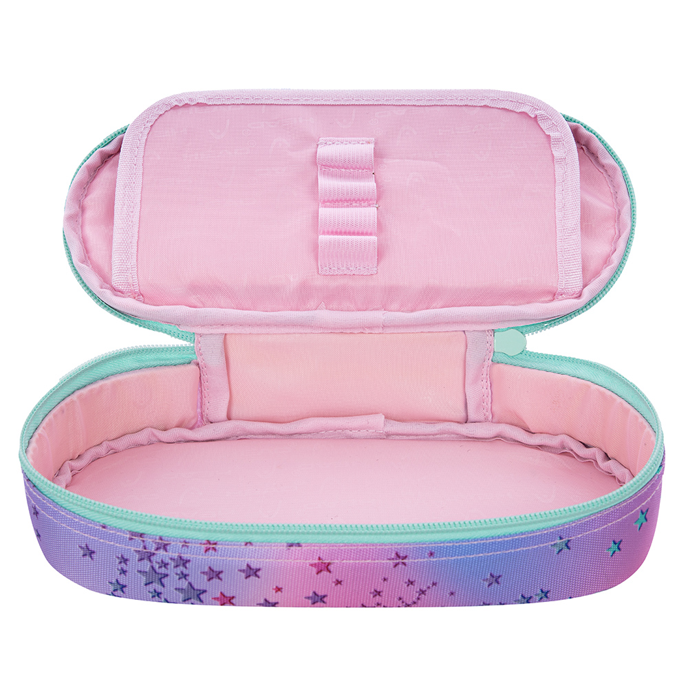 Пенал "Head unicorn ombre", 1 отделение, разноцветный - 6