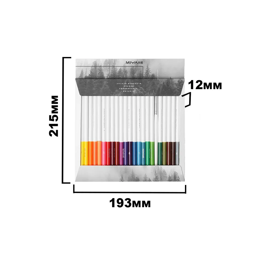 Карандаши акварельные "Himi Miya", 24 шт