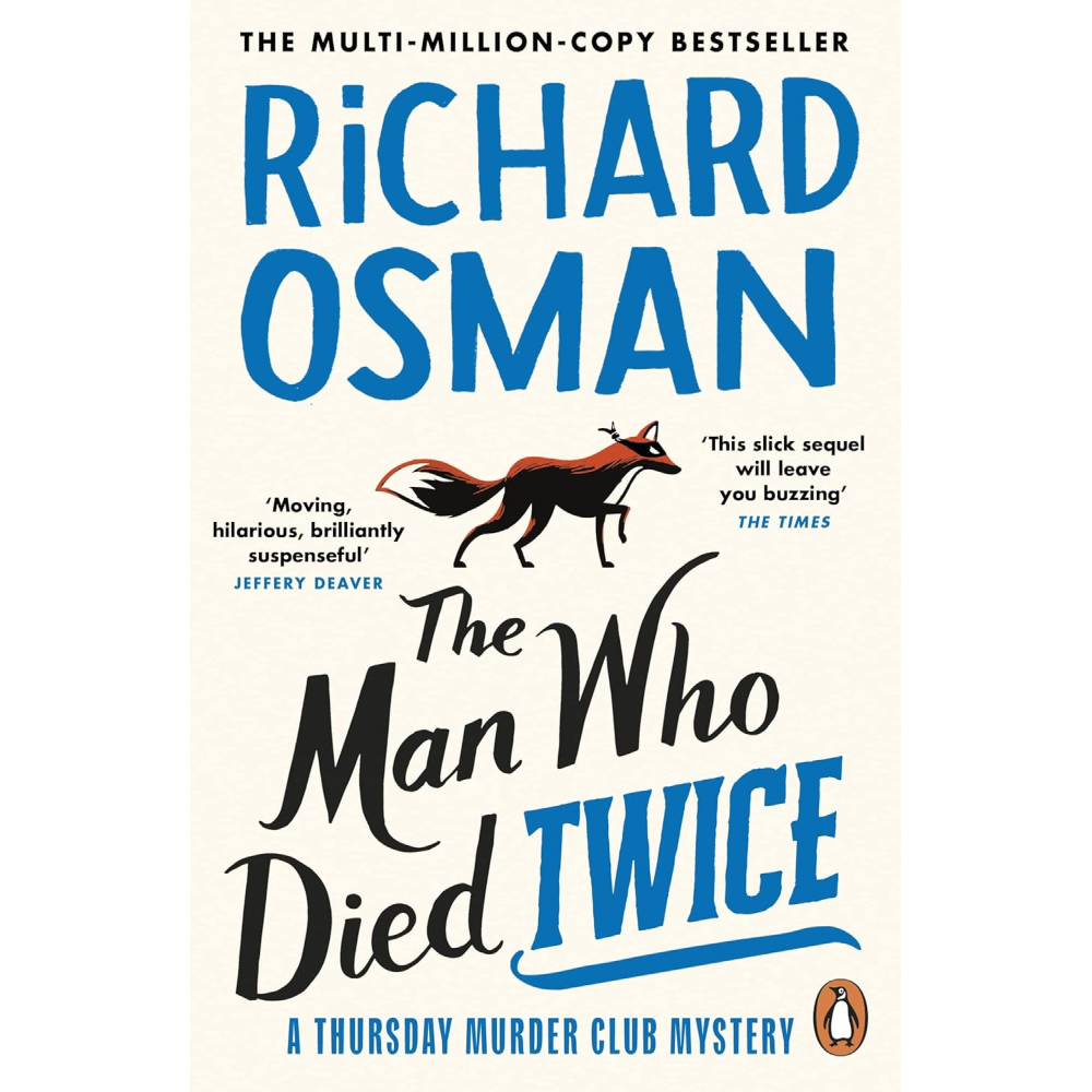 Книга на английском языке "The Man Who Died Twice", Richard Osman
