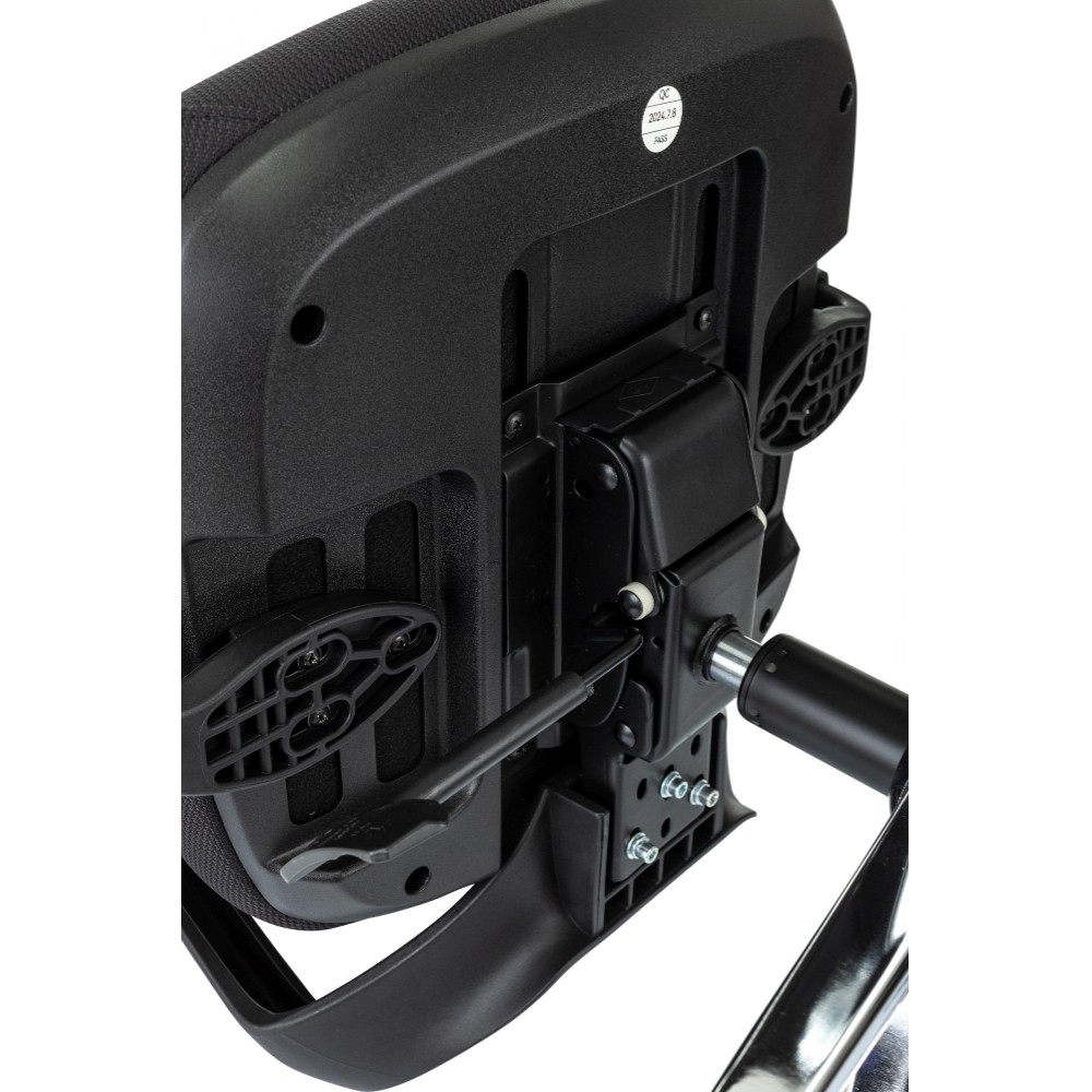 Кресло для руководителя Бюрократ MC-412N-H сетка, ткань, черный, крестов. хром, с подголов. - 13