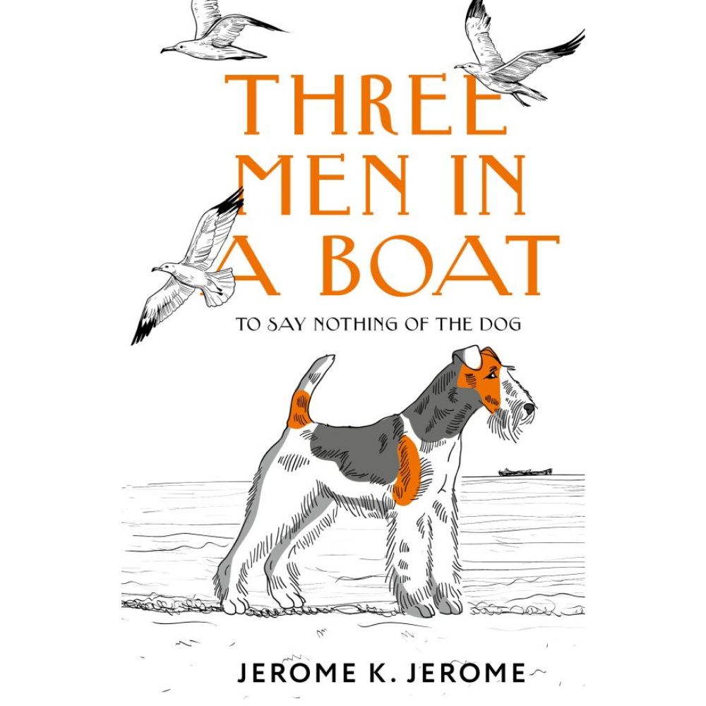 Книга на английском языке "Three Men in a Boat (To say Nothing of the Dog)",  Джером К. Джером