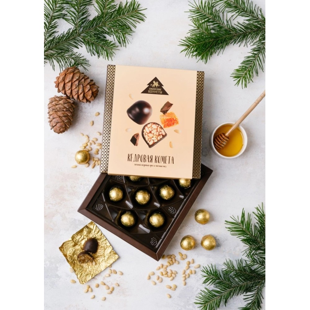 Конфеты "Кедровая комета" 120 гр., классическая