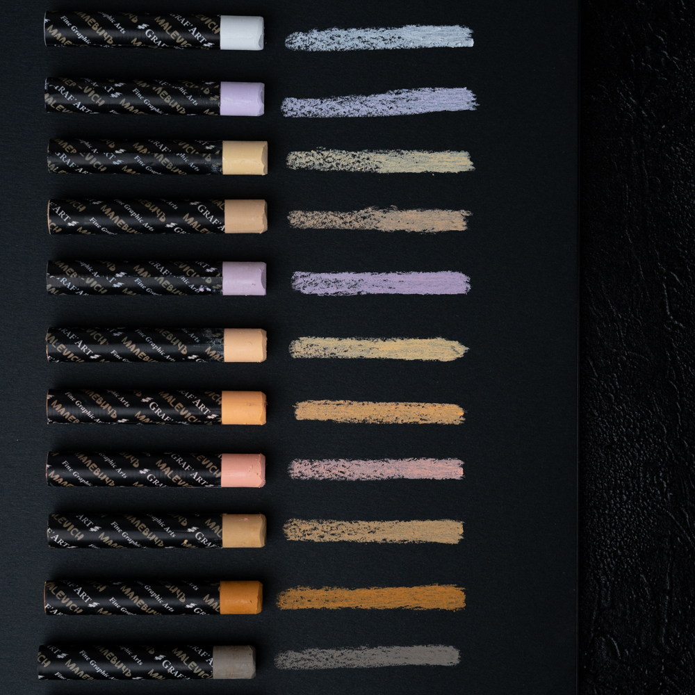 Набор масляной пастели "Малевичъ", профессиональная, портрет, 24 цвета - 8