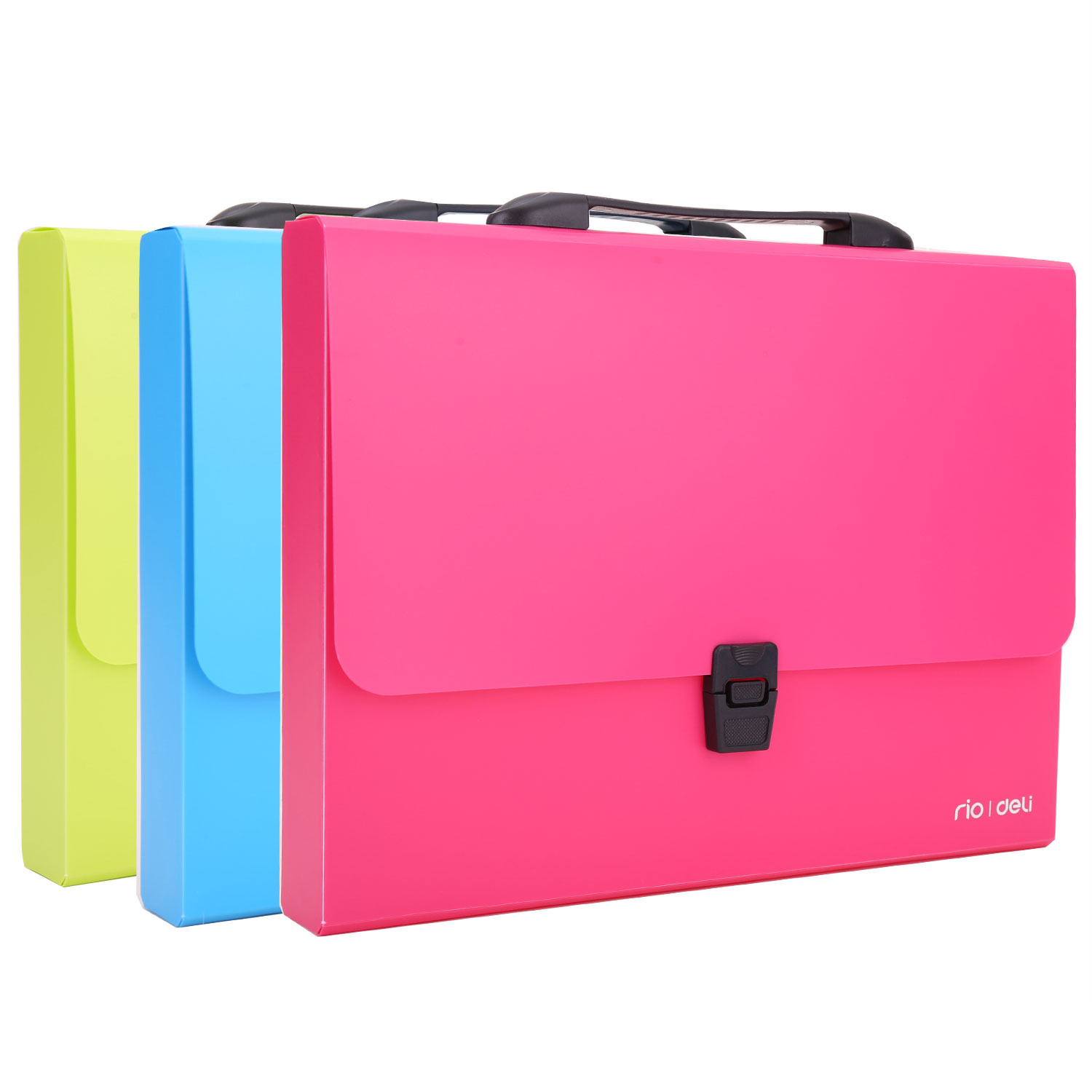 Портфель на 1 деление "Deli", пластик, 1, ассорти