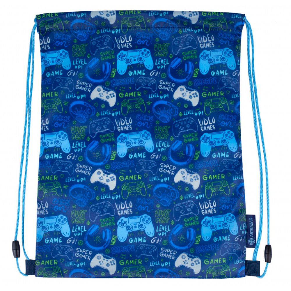 Мешок для обуви "Game go", 33x44 см, синий