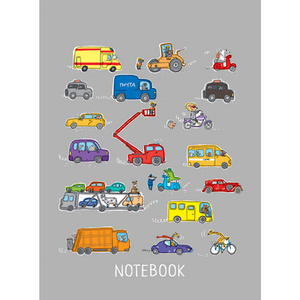 Блокнот "Микс 4", А7, 40 листов, клетка, ассорти - 5