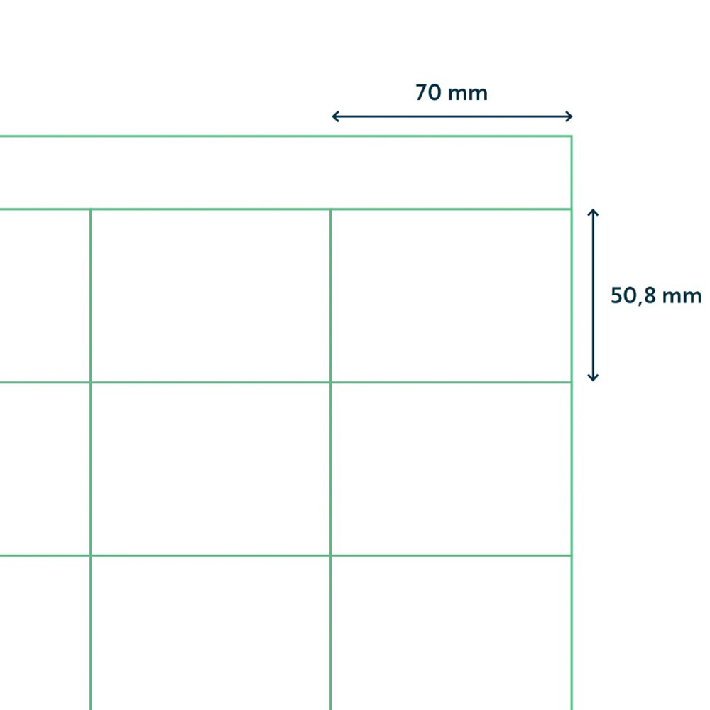 Самоклеящиеся этикетки универсальные "Rillprint", 70x50.8 мм, 100 листов, 15 шт, белый - 3