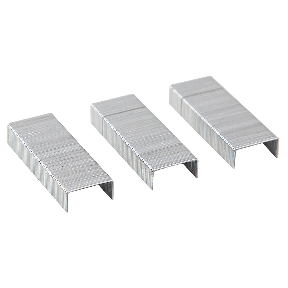 Скобы "Deli", 24/6, 1000 шт, металлик