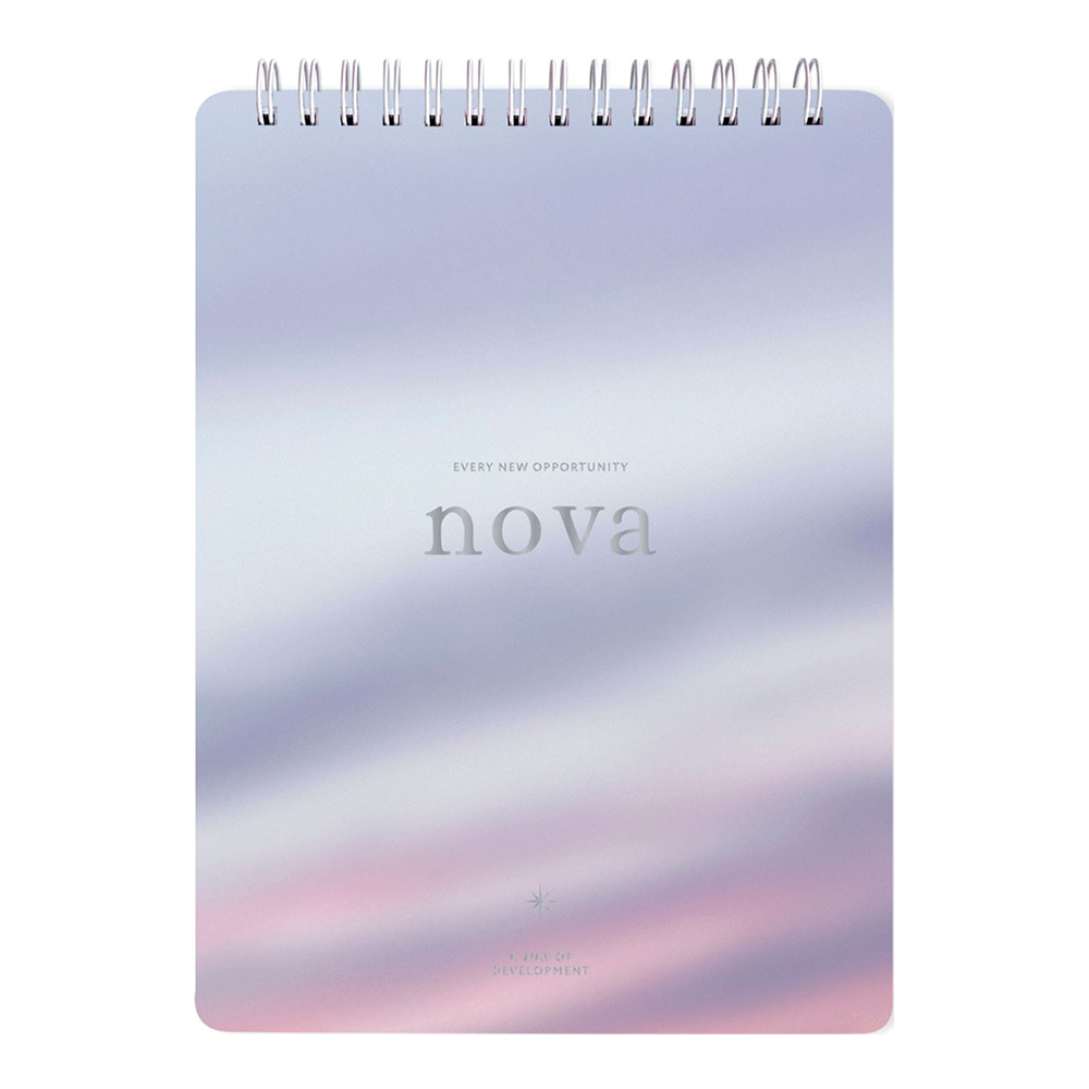 Блокнот "Aurora новая звезда", А5, 80 листов, в клетку, разноцветный