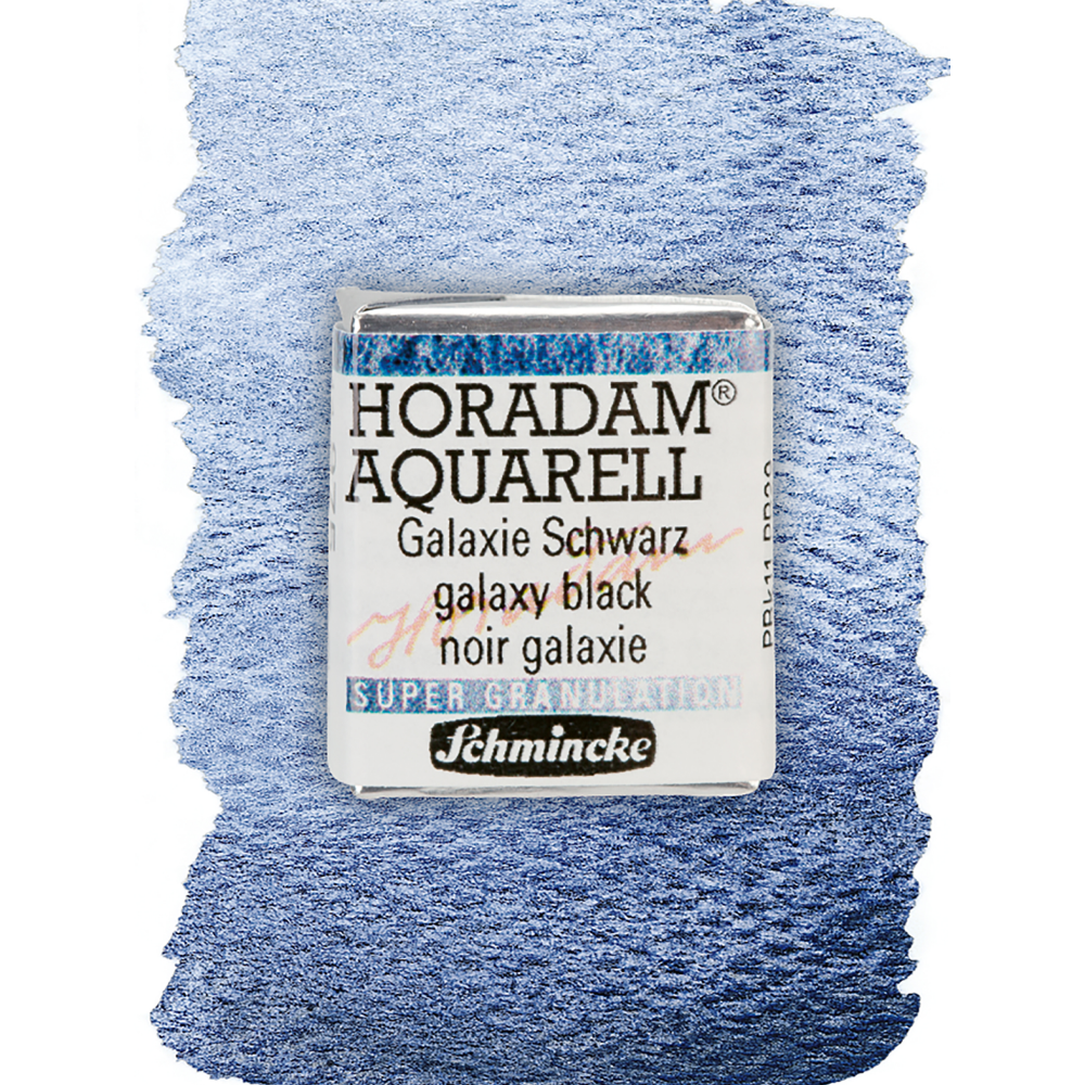 Краски акварельные "Schmincke Horadam", 975 черный galaxy, полукювета