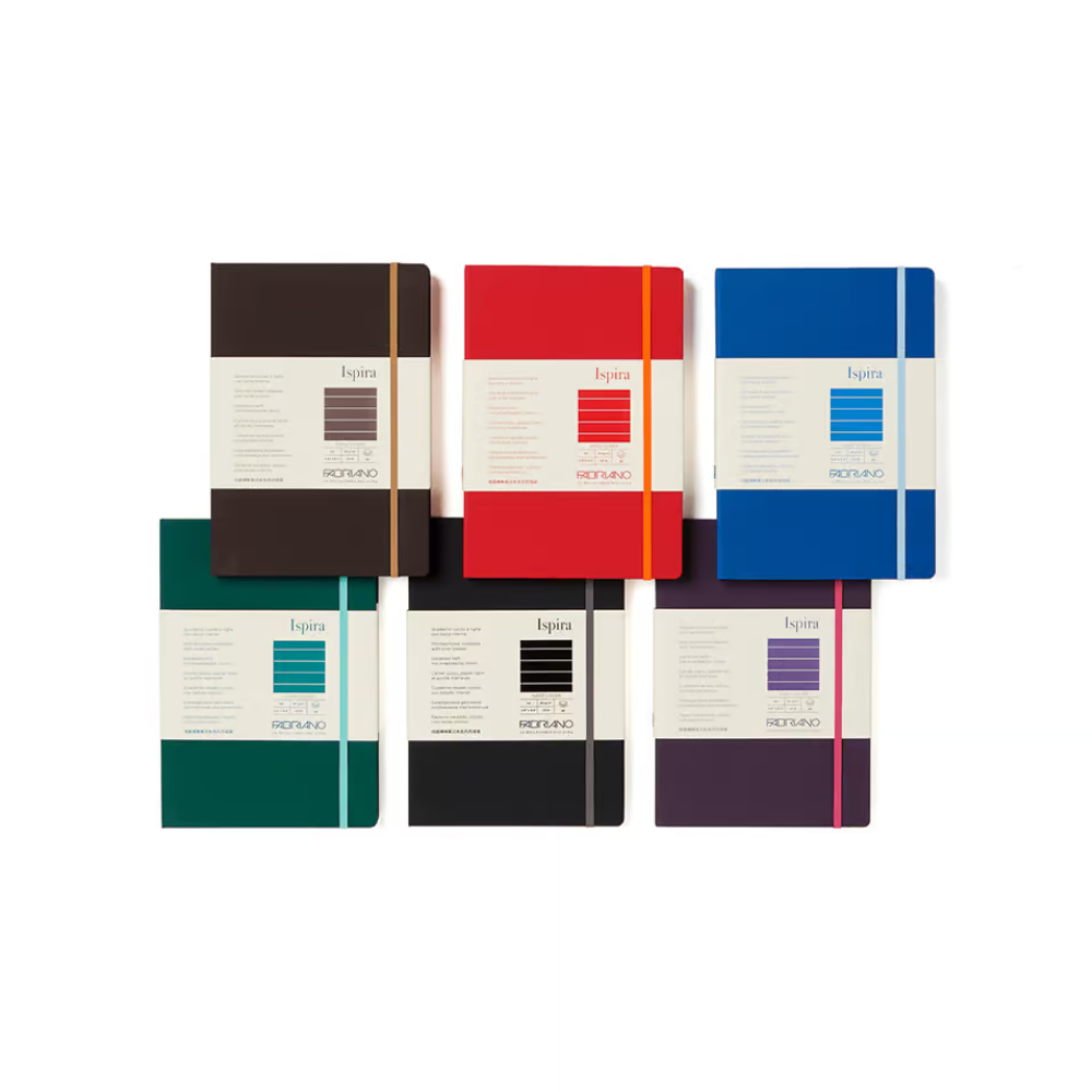 Блокнот "Fabriano. Ispiria", A5, 96 листов, линейка, красный