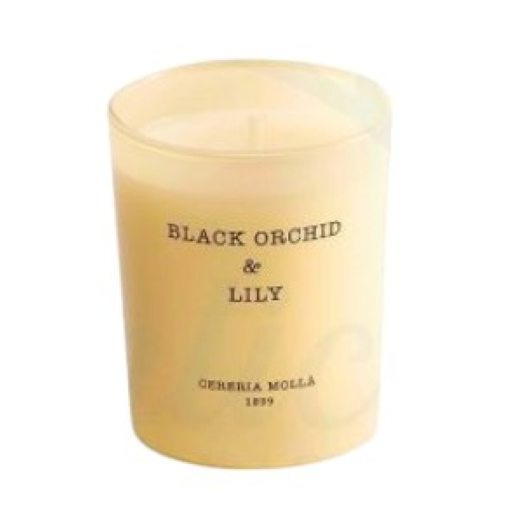 Свеча ароматическая CERERIA MOLLA "Black Orchid & Lily", 70 гр, подарочная упаковка
