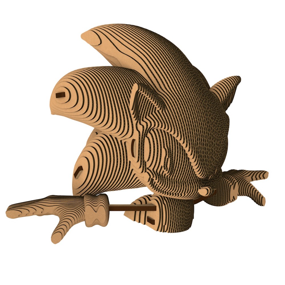 Пазл картонный 3D "Бюст Соник"