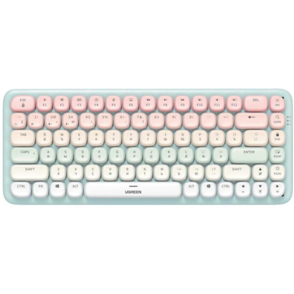 Клавиатура "Ugreen KU101/15227", розовая