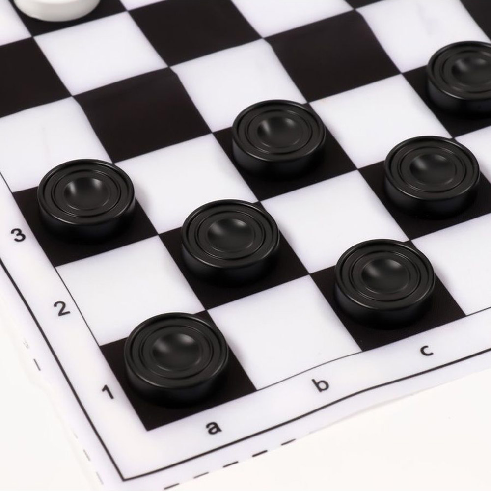 Игра настольная "Шашки", мягкое поле - 3