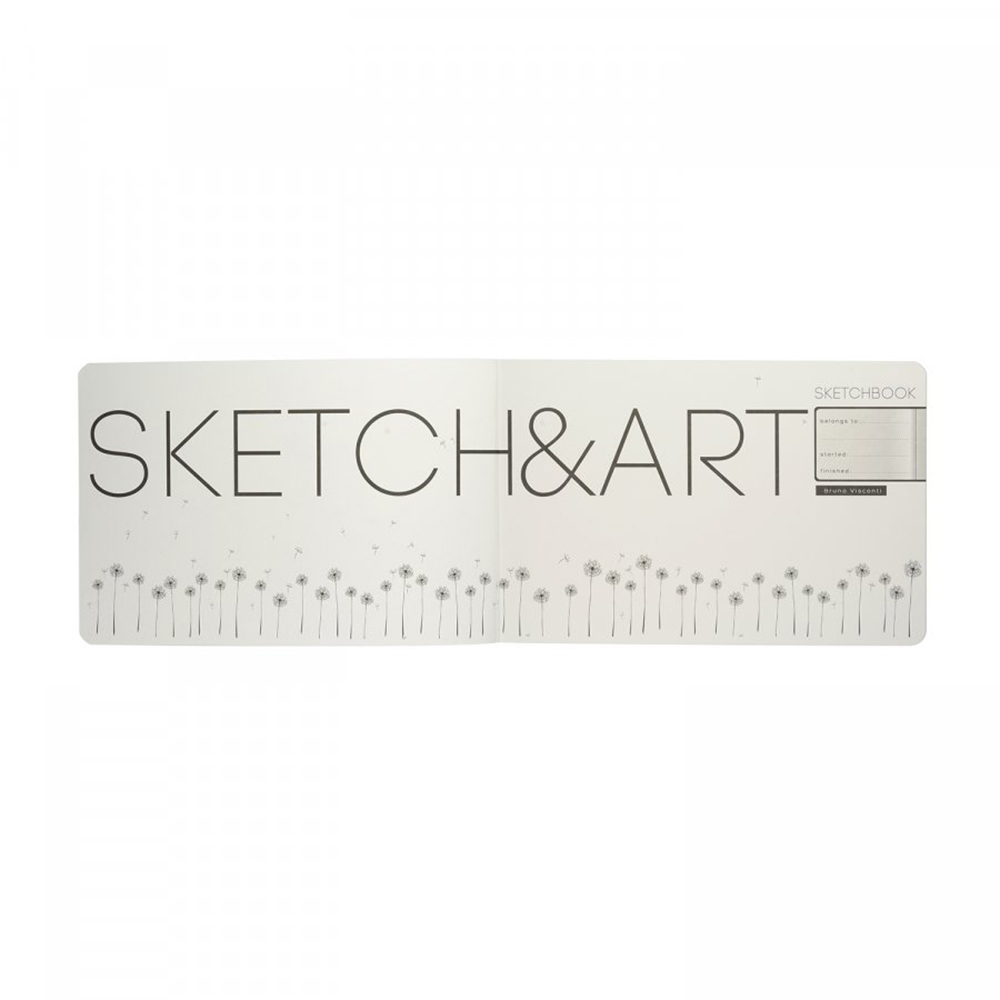 Скетчбук "Sketch&Art. Horizont", 25x17.9 см, 200 г/м2, 48 листов, черный - 5