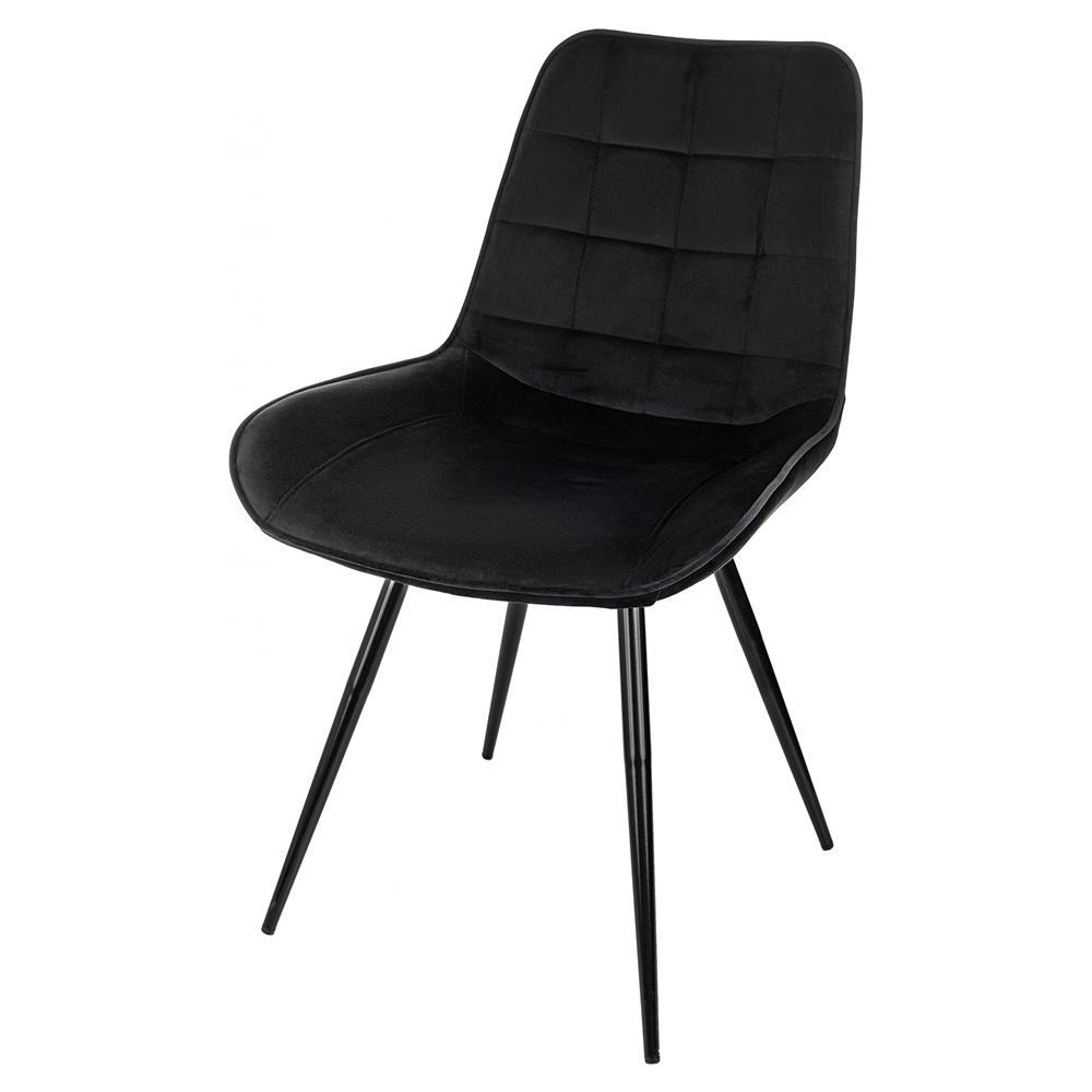 Стул Бюрократ "CH-K2_4", ткань, черный, металл, комплект 4 штуки - 4