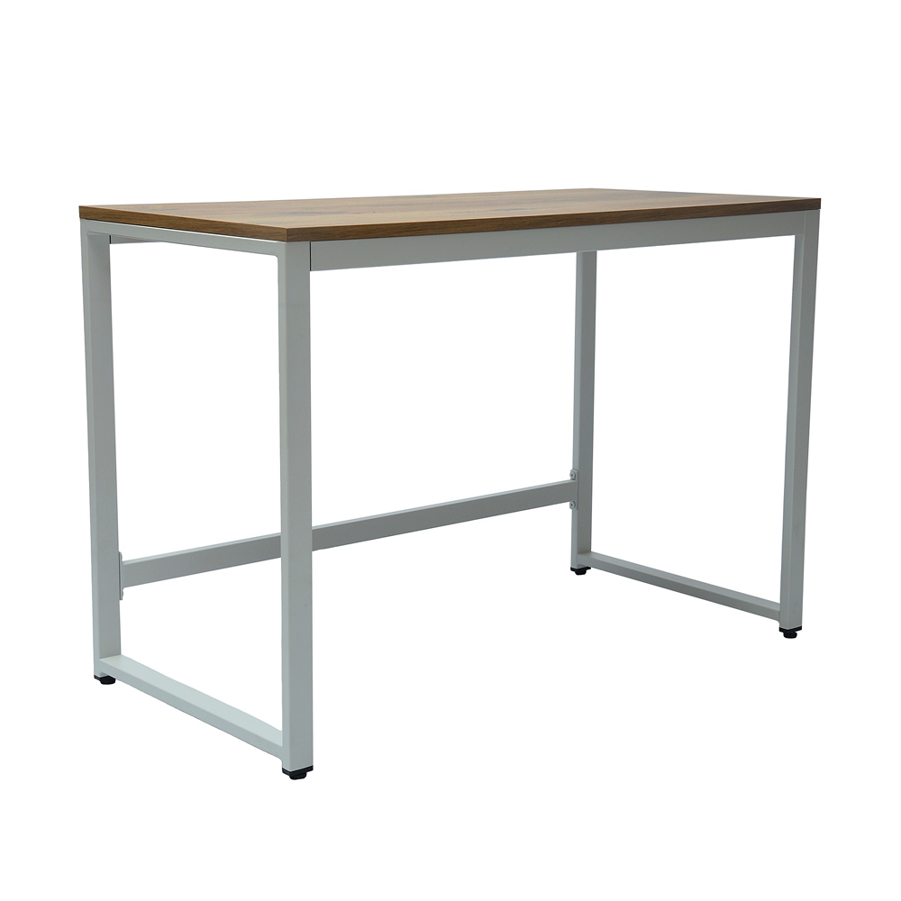 Стол письменный ALLERD RION, белый муар, дуб нокс