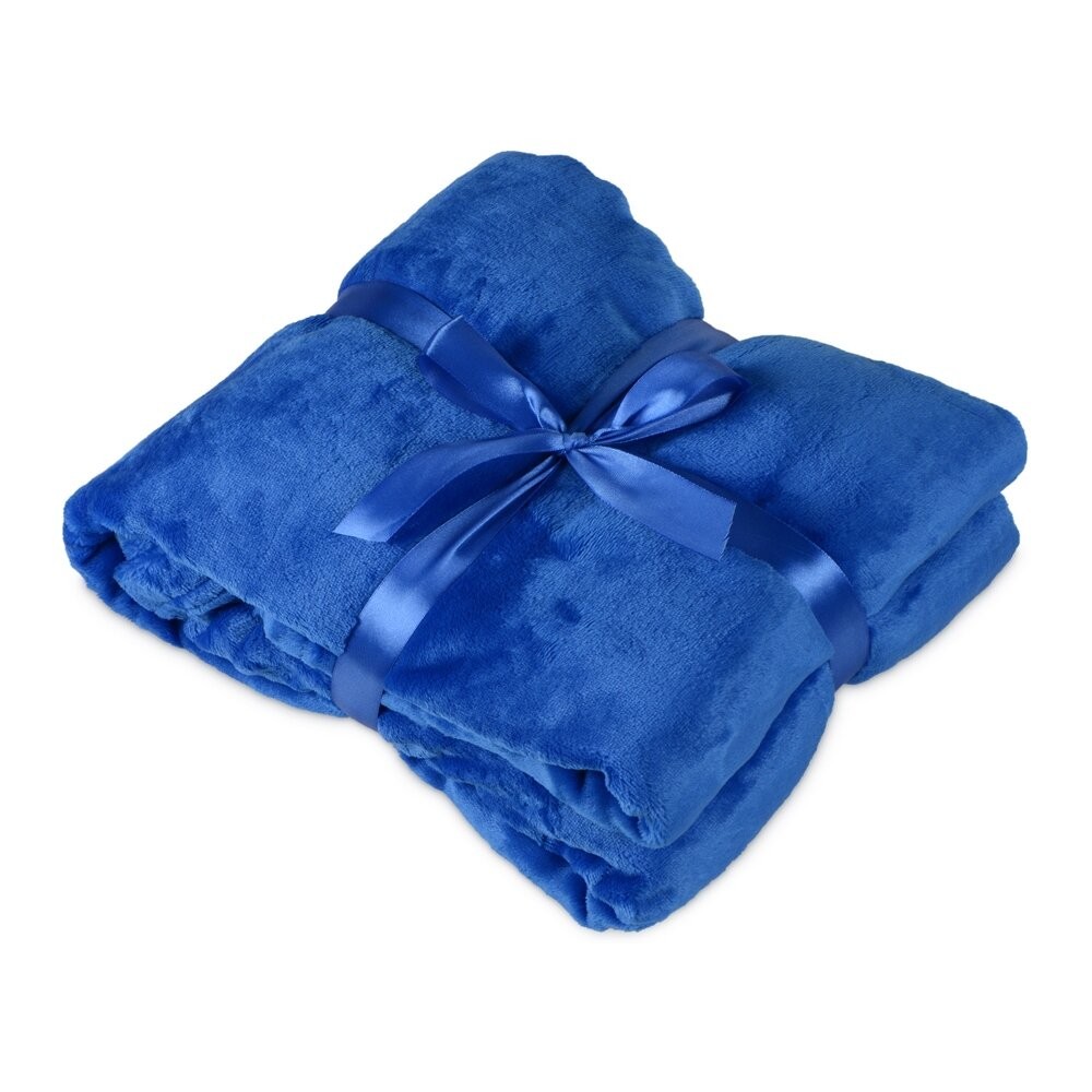 Плед "Fancy", 125х150 см, полиэстер, синий