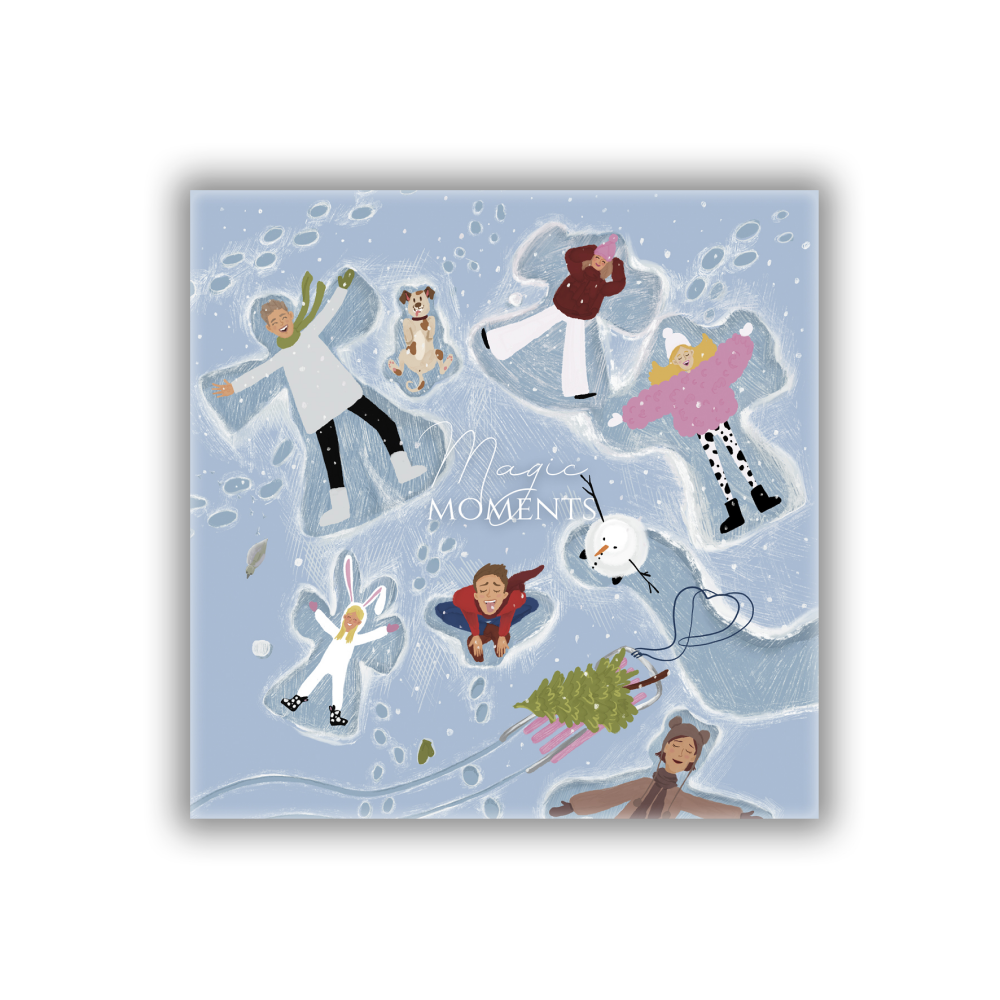 Альбом для фото "Зимние радости" на 25 листов, голубой