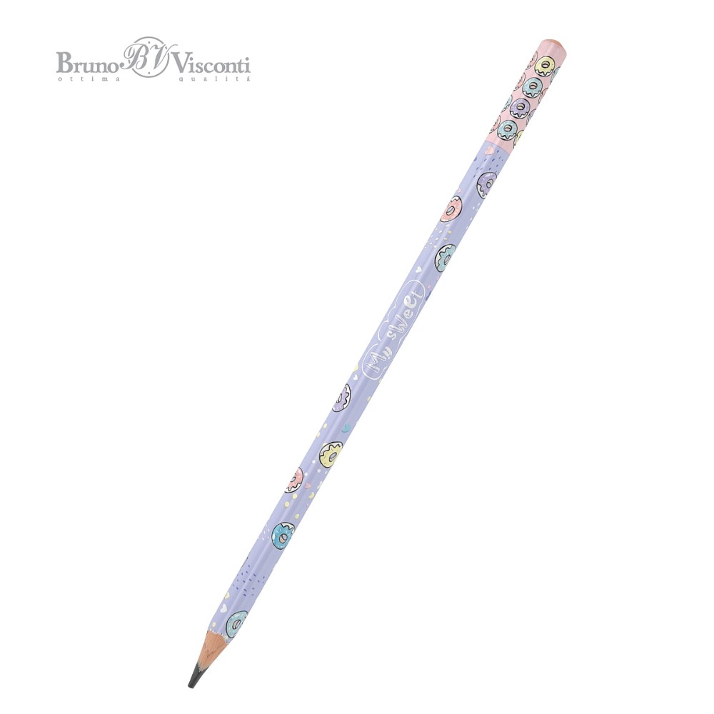 Карандаш чернографитный "ArtGraphix. Zefir. My Sweet. Пончики", HВ