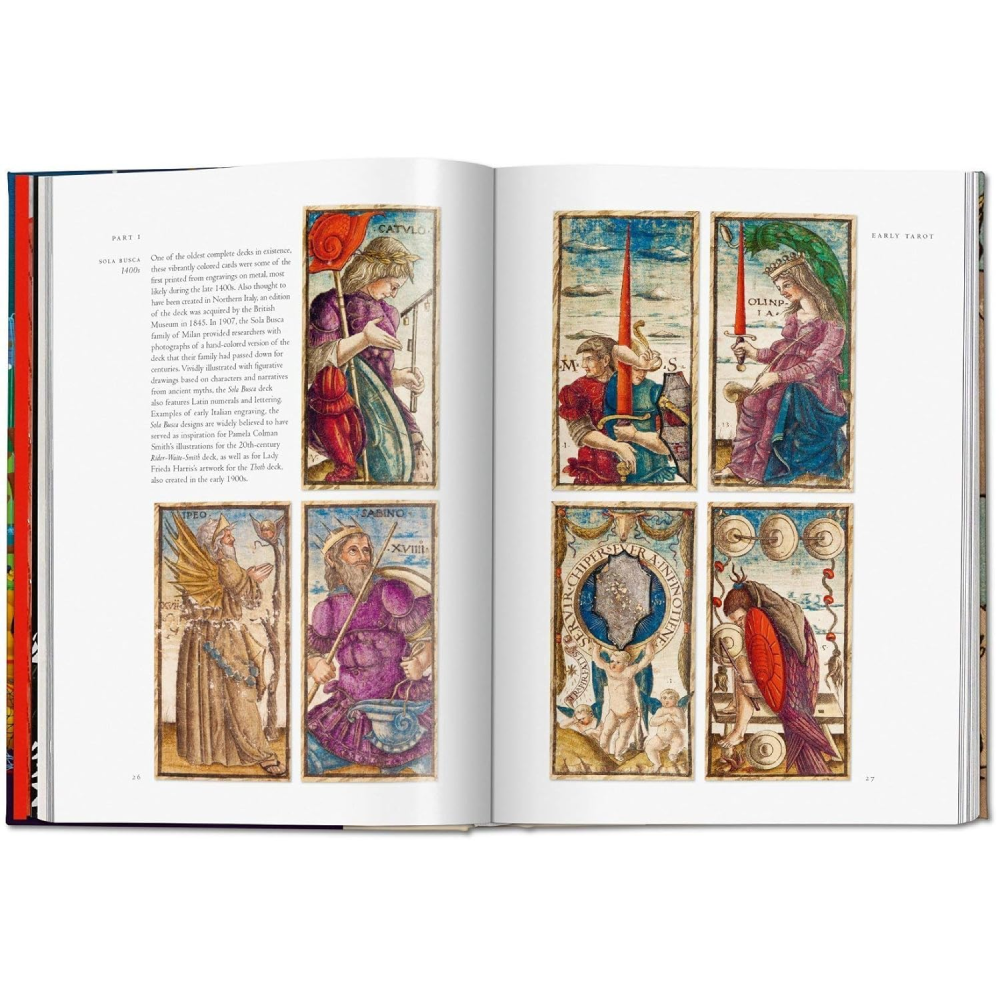 Книга на английском языке "Tarot. The Library of Esoterica", Jessica Hundley, Johannes Fiebig, Marcella Kroll