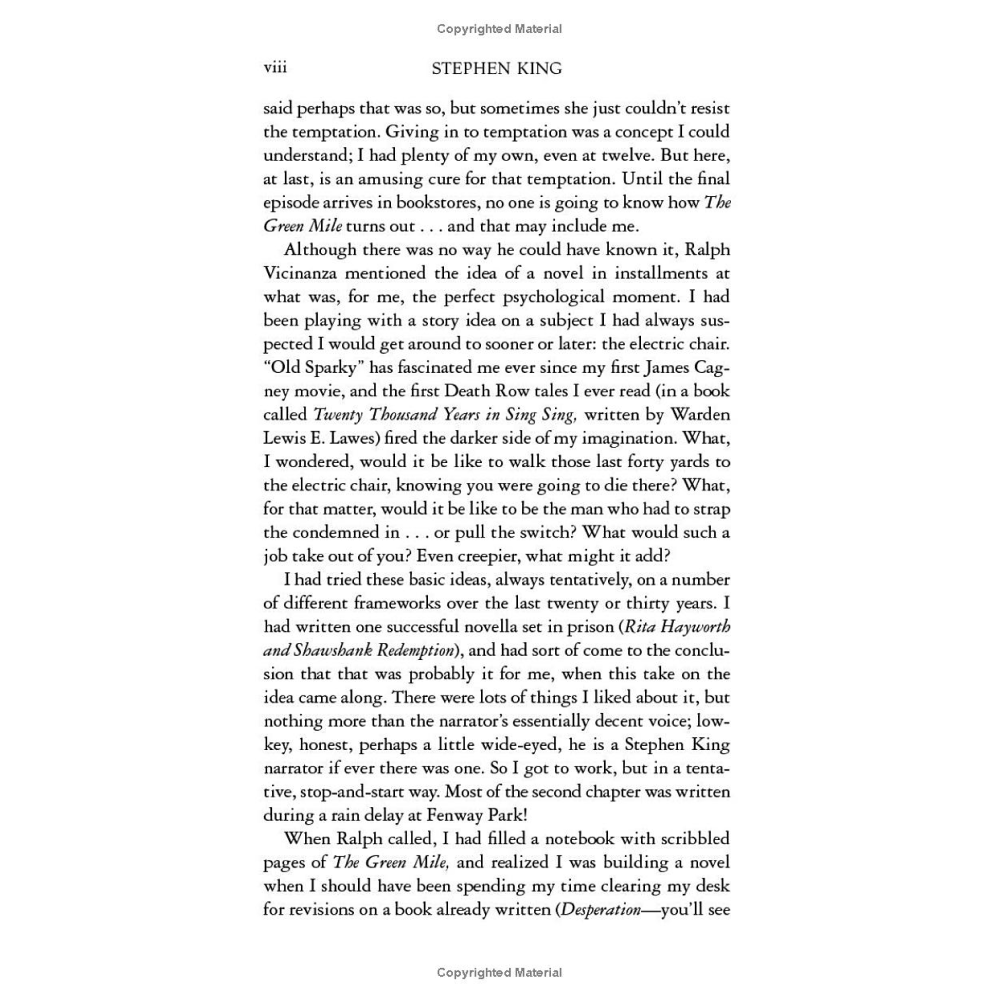 Книга на английском языке "The Green Mile", Stephen King - 9