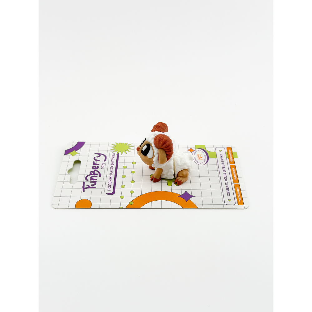 Игрушка 3D "Барашек Снежок" - 6