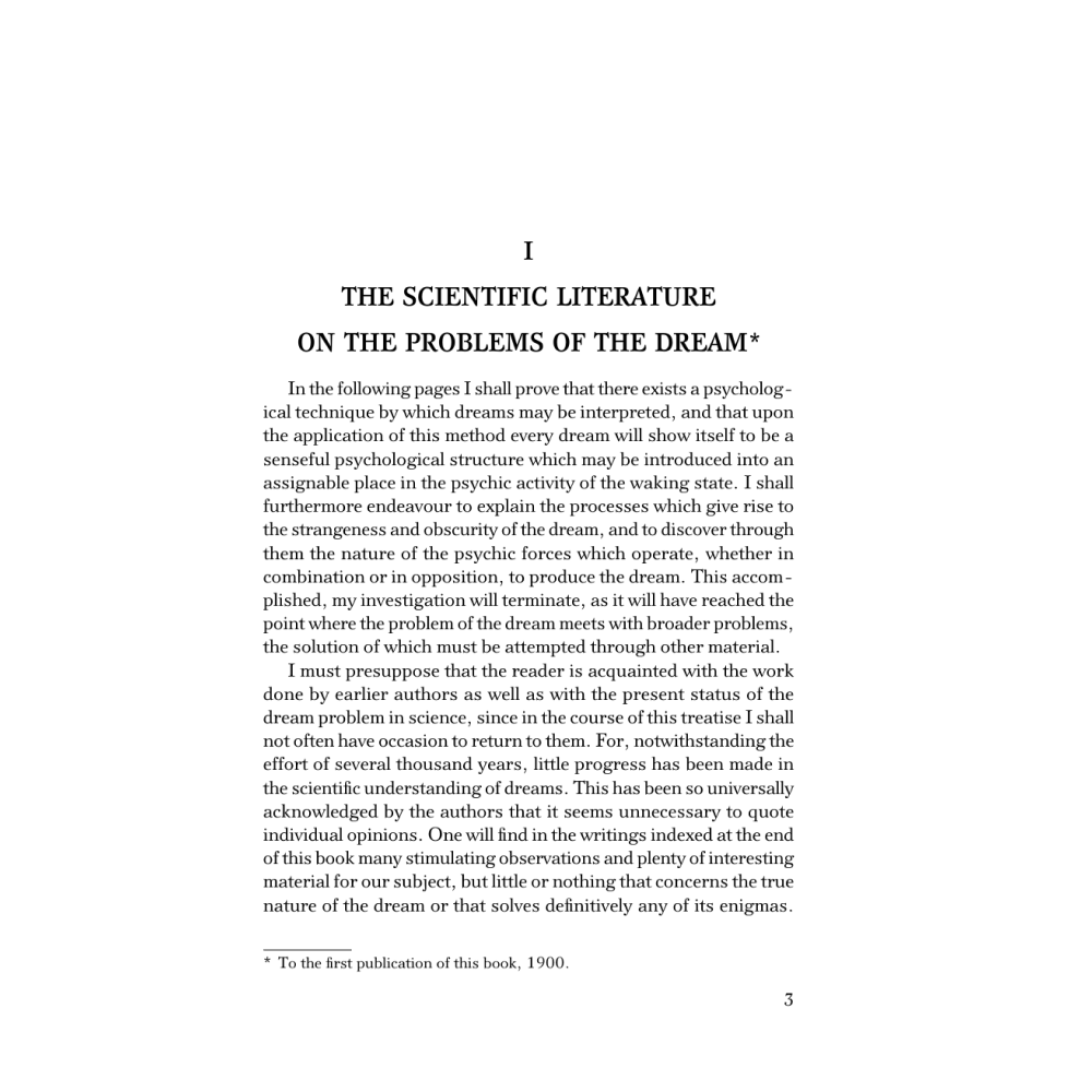 Книга на английском языке "The Interpretation of Dreams", Зигмунд Фрейд