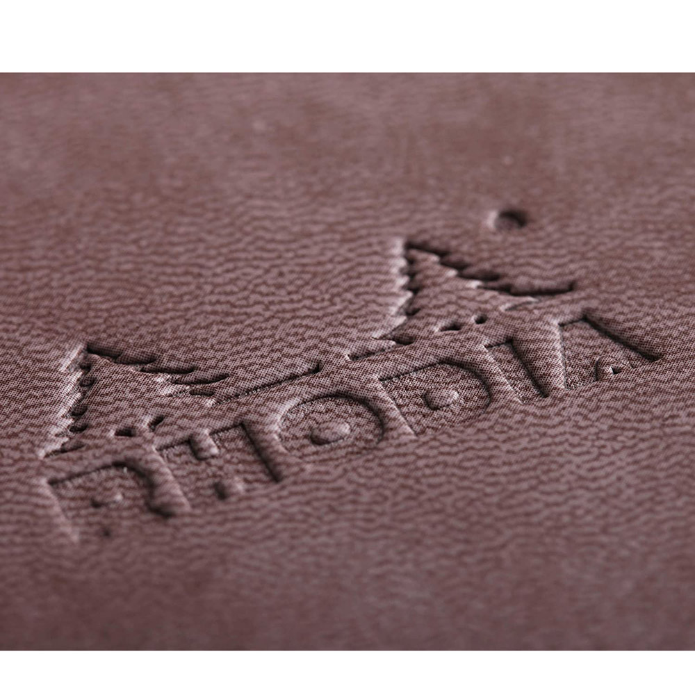 Блокнот "Rhodiarama" на резинке, A5, 96 листов, линейка, шоколадный - 3