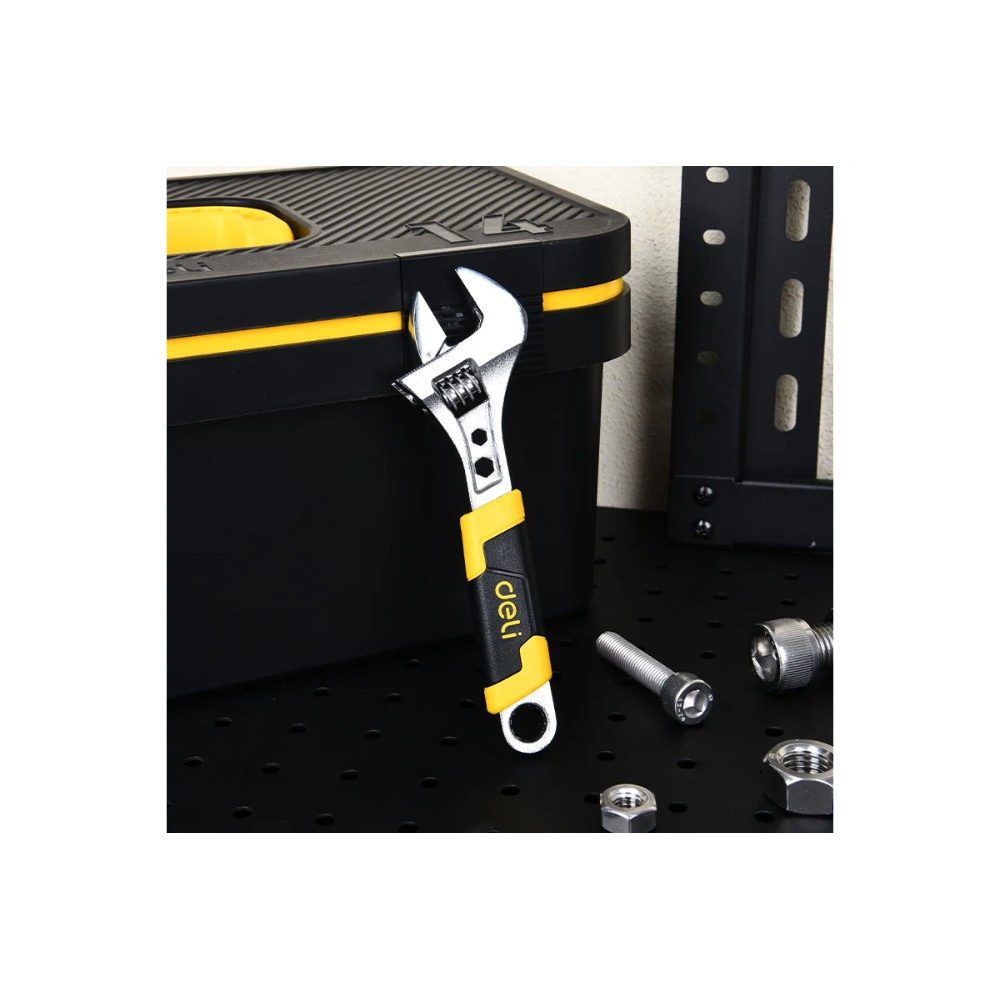 Ключ разводной Deli YS EDL30106, 150 мм, раскрытие губок 22 мм