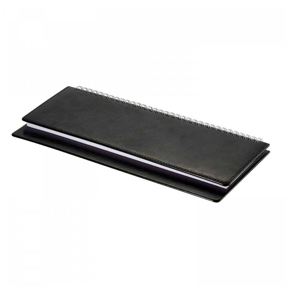 Еженедельник недатированный "Boss", 298x105 мм, 128 страниц, черный