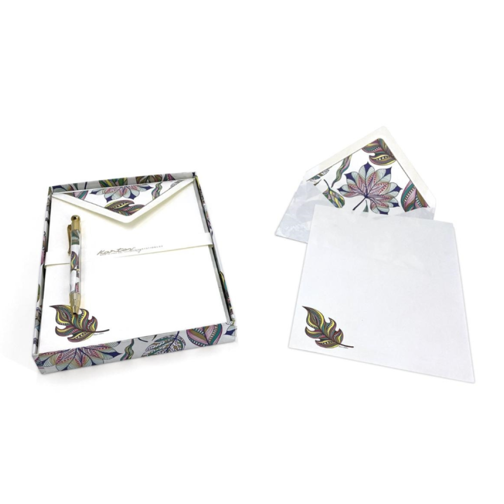 Набор бумаги почтовой Kartos "Variopinta" с ручкой