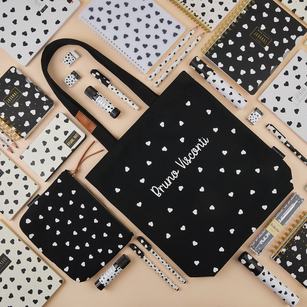 Косметичка "Black&White. Сердечки" - 6